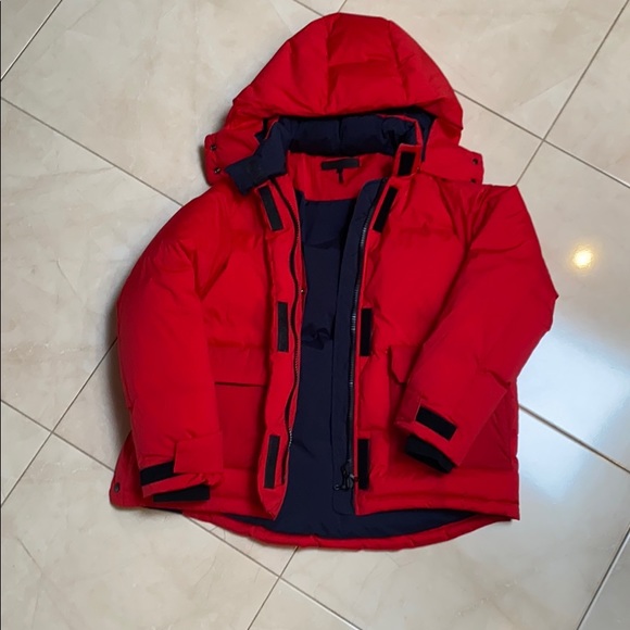 Rag and Bone Red Puffer Jacket - Picture 5 of 5